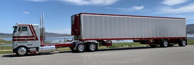 C.J. Donovan's 1984 Peterbilt 362 and 2023 Great Dane reefer