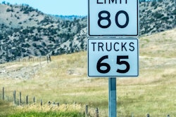 Split speed limit sign