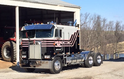 finished look at the 1985 K100 tractor
