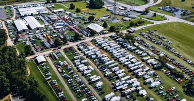 Truckers4Hope overhead