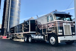 1985 Kenworth K100 and 2023 Eby grain hopper
