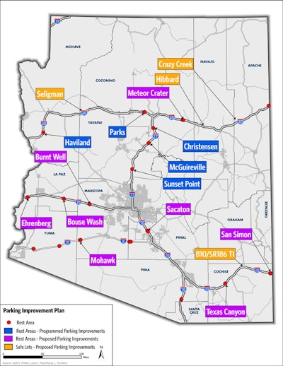 ADOT truck parking implementation plan