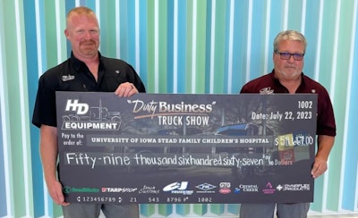Dirty Business Truck Show novelty check