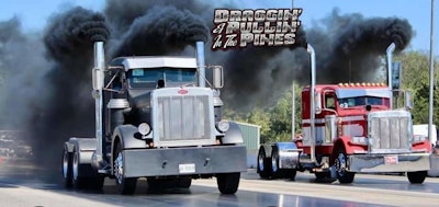 Draggin' and Pullin' in the pines truck pull picture