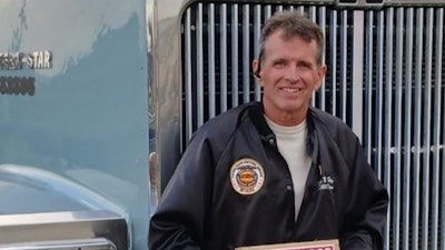 Jay Hosty with his 06 Western Star at an ATHS show