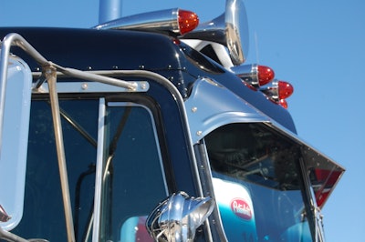 Visor detail on the 1984 359