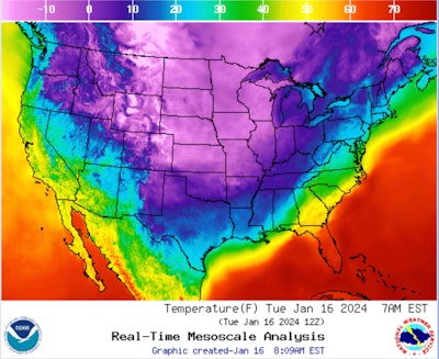 weather map usa