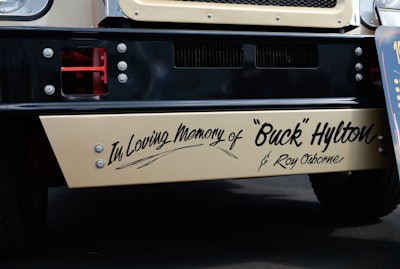 Front bumper of Kevin Hylton's 1975 Brockway