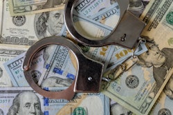 money with handcuffs