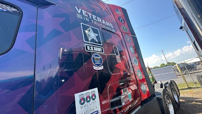 Wrap on Jim Nalin's 2022 Freightliner Cascadia