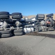 truck rollover crash