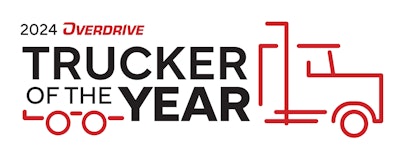 2024 Overdrive trucker of the year logo