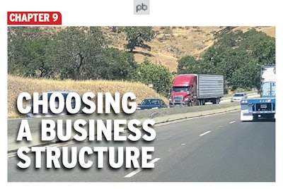 Partners in Business Chapter 9 -- choosing a business structure