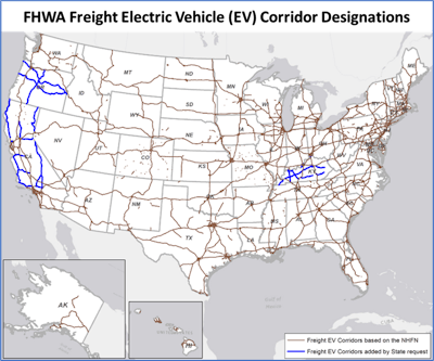 FHWA FEV Map