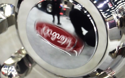 Pete emblem in hub upside down