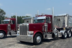 Bulldog Hauling's pair of 2023 Peterbilt 389s