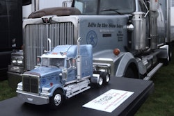 Model of Jay Hosty's 2006 Western Star, and the real thing