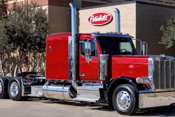Peterbilt 589 with 72-inch low-roof sleeper