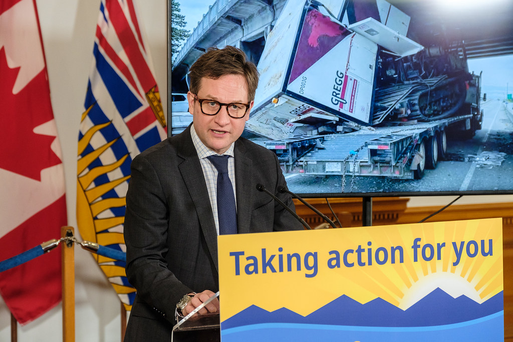 rob fleming bc truck overpass