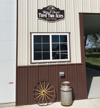 Schloo company headquarters -- Gary and Terri's Tired Two Acres