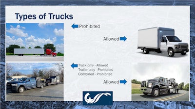 College Station, Texas, truck parking ban