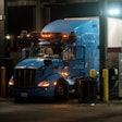 A Waymo Via autonomous truck gets serviced by a safety driver at a QuikTrip truck stop just south of Dallas, Texas, on Sunday, June 26, 2022. Autonomous trucks are targeting long haul and line haul trucking markets. Estimates have stated that these machines will be able to lower current operating costs between 30 to 45 percent and more than double a truck’s utilization rate.