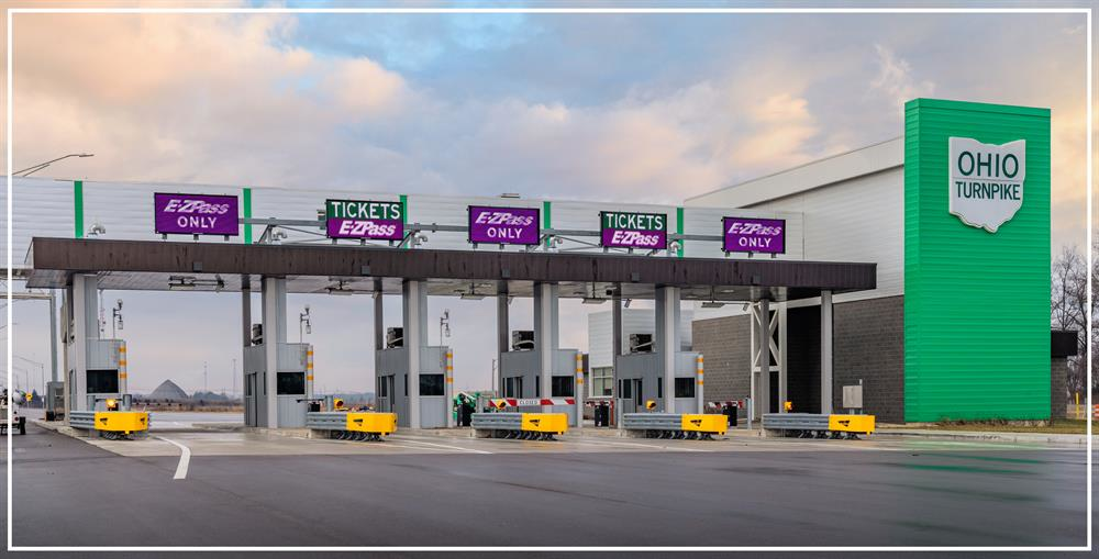 Ohio Turnpike toll plaza