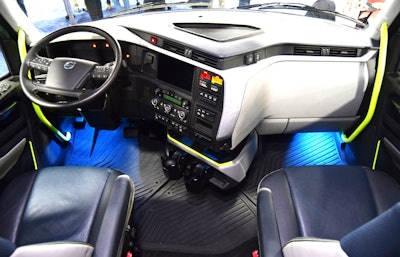 New VNL Cockpit, overhead view with seats