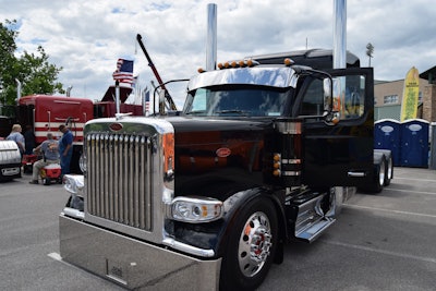 Black painted 2024 Peterbilt 589