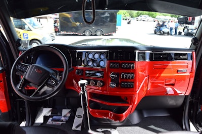 Black Model 589's dash after transformation