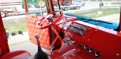 Interior of Adam Johnson's 1980 Kenworth K100