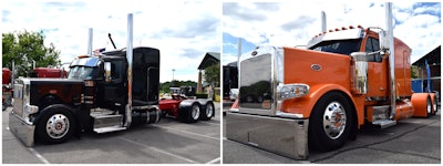 Orange and black custom Petes in