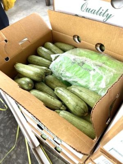 meth packages in squash shipment