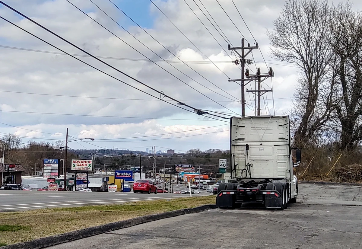 Paid truck parking not utilized, resented by many truckers