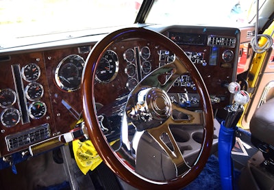 Interior main dash of the 2005 PayStar