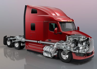 Paccar MX-13 in Peterbilt 579