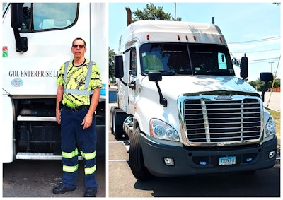 Greg Labosky and his 2017 Freightliner Cascadia