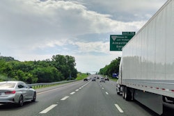 Dry Van Car On Open Highway
