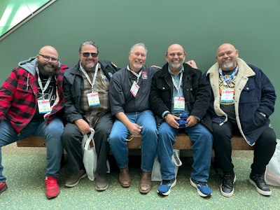 From left: Ivar and Luis Marroquin, Gary Buchs, Carlos and Diego Marroquin