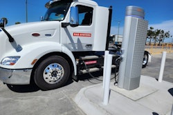 semi truck charging