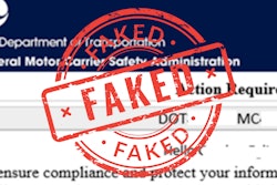 Fake USDOT letterhead/email head