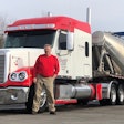 Mike Nichols with his 2020 Freightliner Coronado