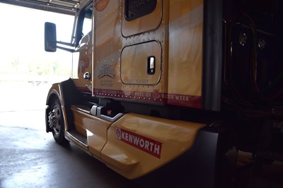 Alabama Kenworth inside the bay