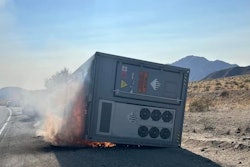 Battery Truck Fire