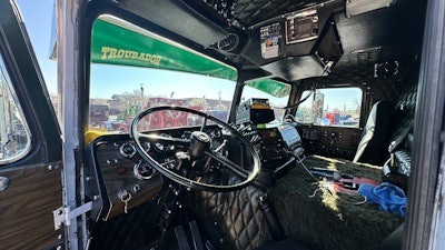 Interior of Don Emmons' 1979 Freightliner