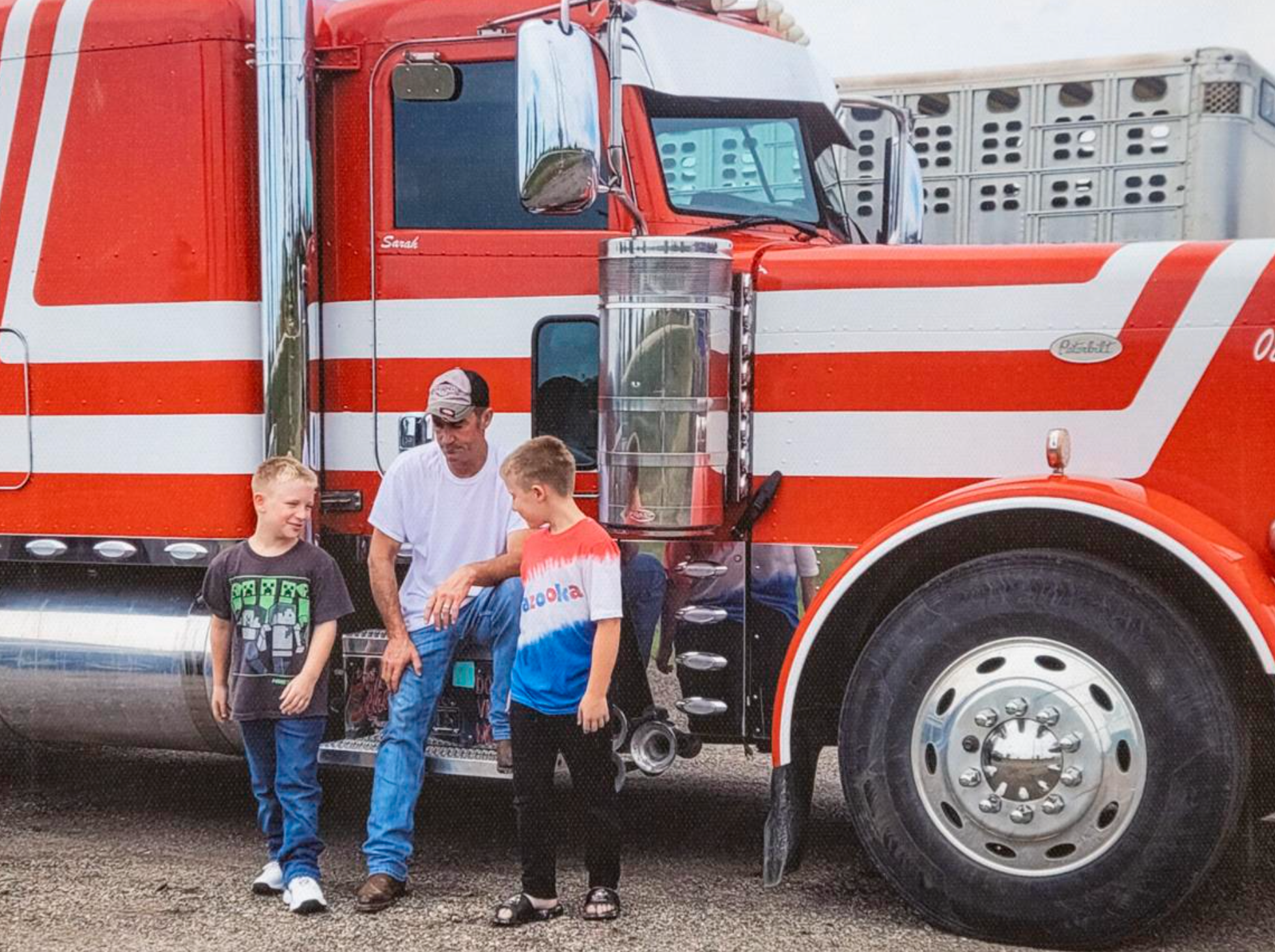 David Schultz and his two sons