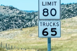 Split speed limit sign
