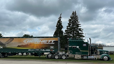 Bennett wrapped truck and trailer