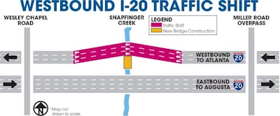 I-285/I-20 east interchange