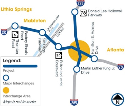 I-285/I-20 west interchange